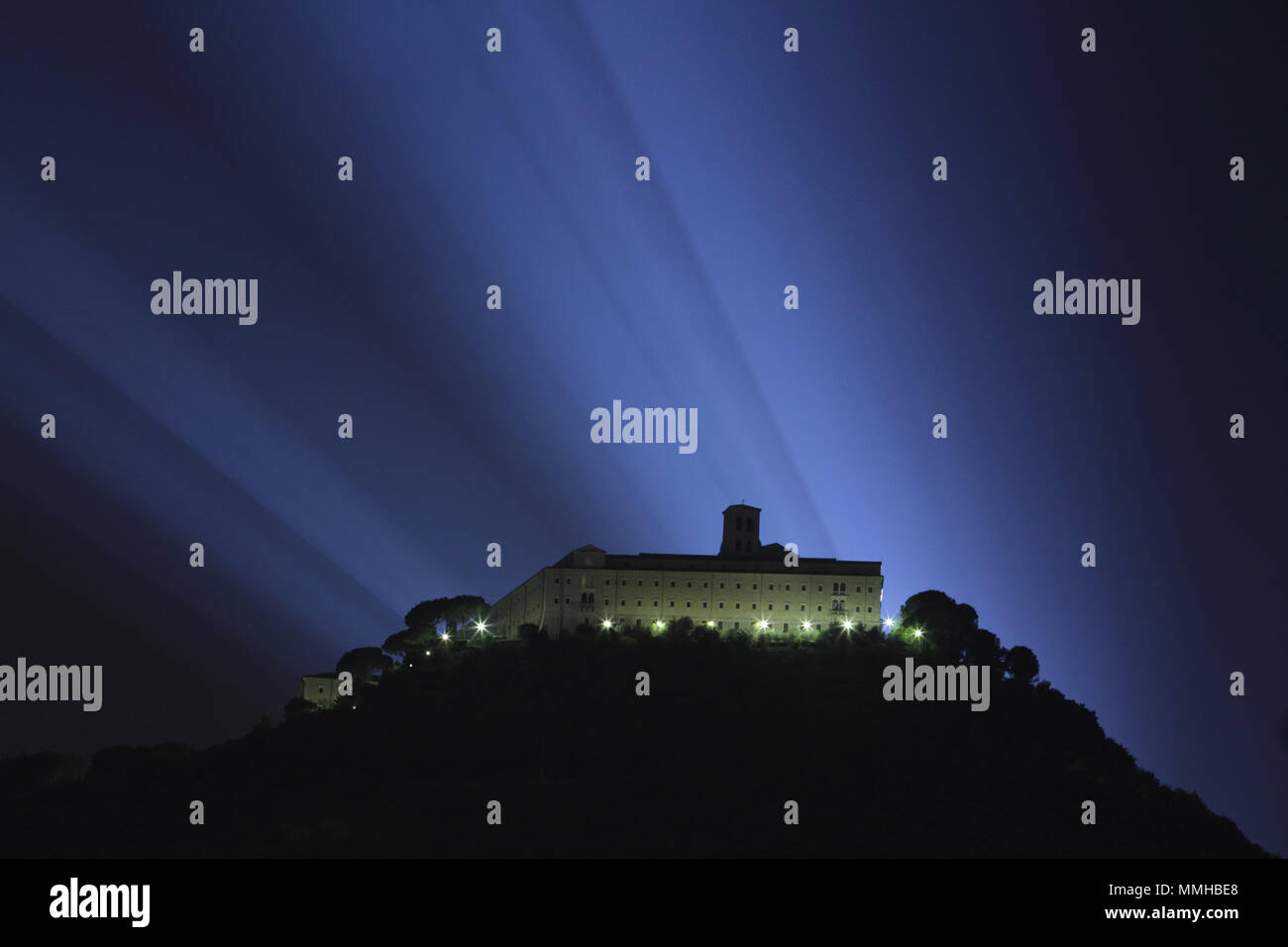 Montecassino abbey Stock Photo