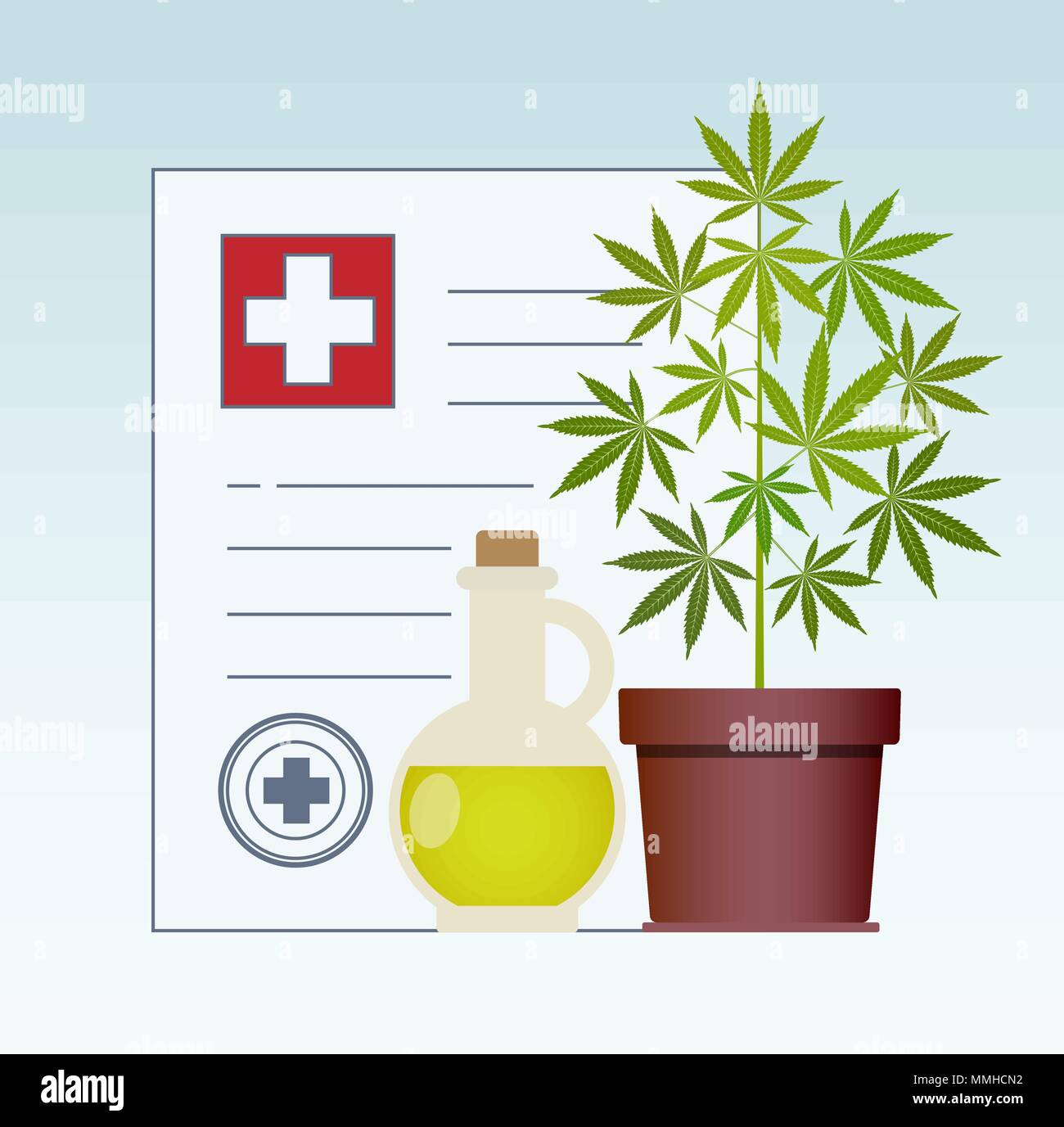 Download Marijuana Plant And Cannabis Oil Hemp Oil In A Glass Jar Mock Up Cbd Oil Hemp Products Medical Marijuana In Healthcare A Prescription For Medical M Stock Vector Image Art