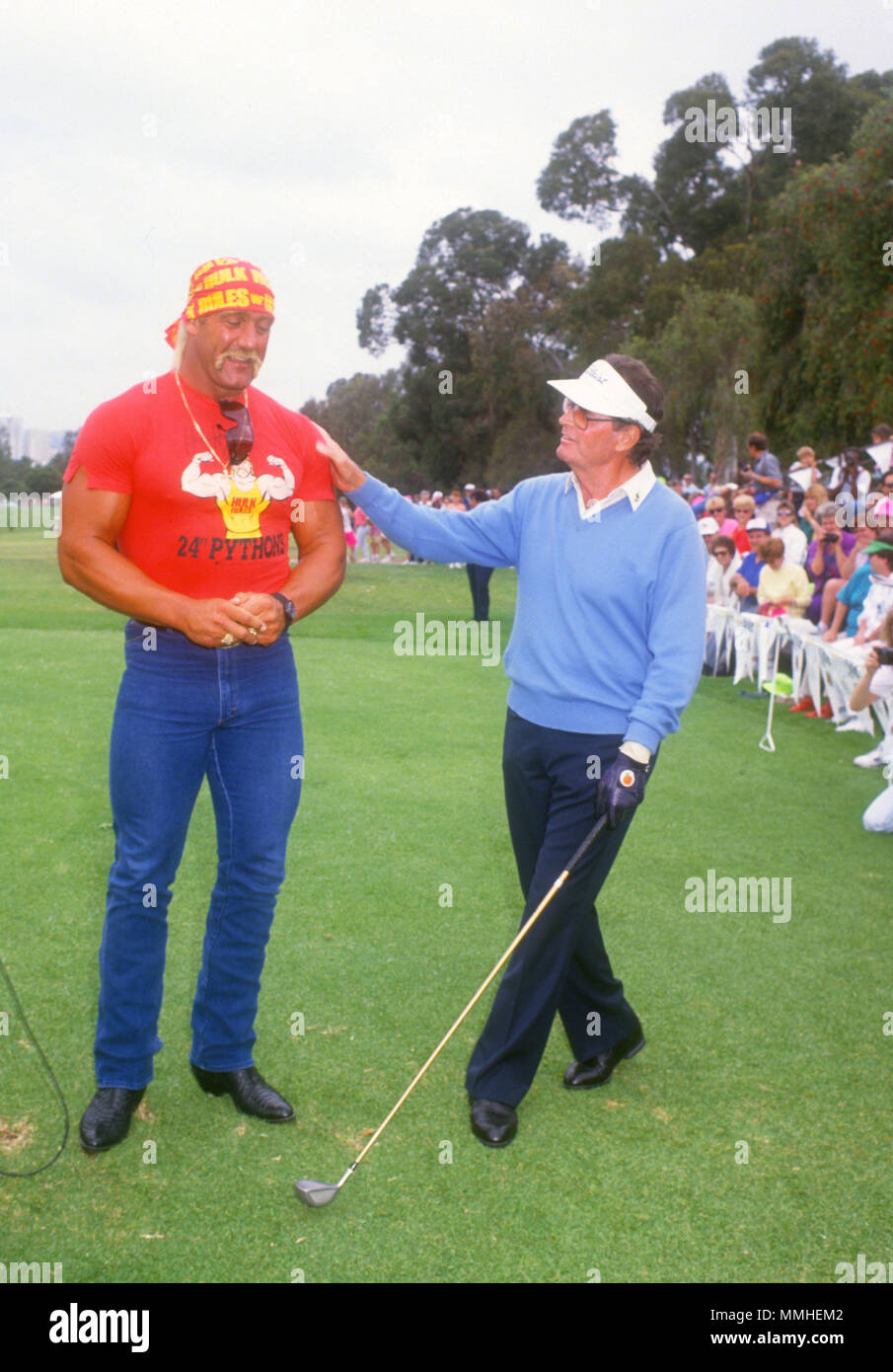 LOS ANGELES, CA MAY 19 (LR) Wrestler Hulk Hogan and actor James
