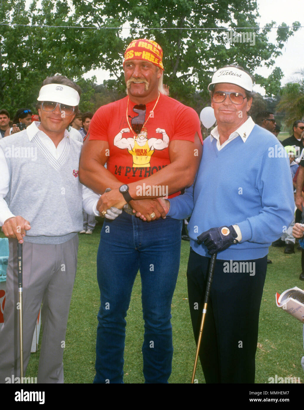 LOS ANGELES, CA MAY 19 (LR) Actor Bill Bixby, Wrestler Hulk Hogan