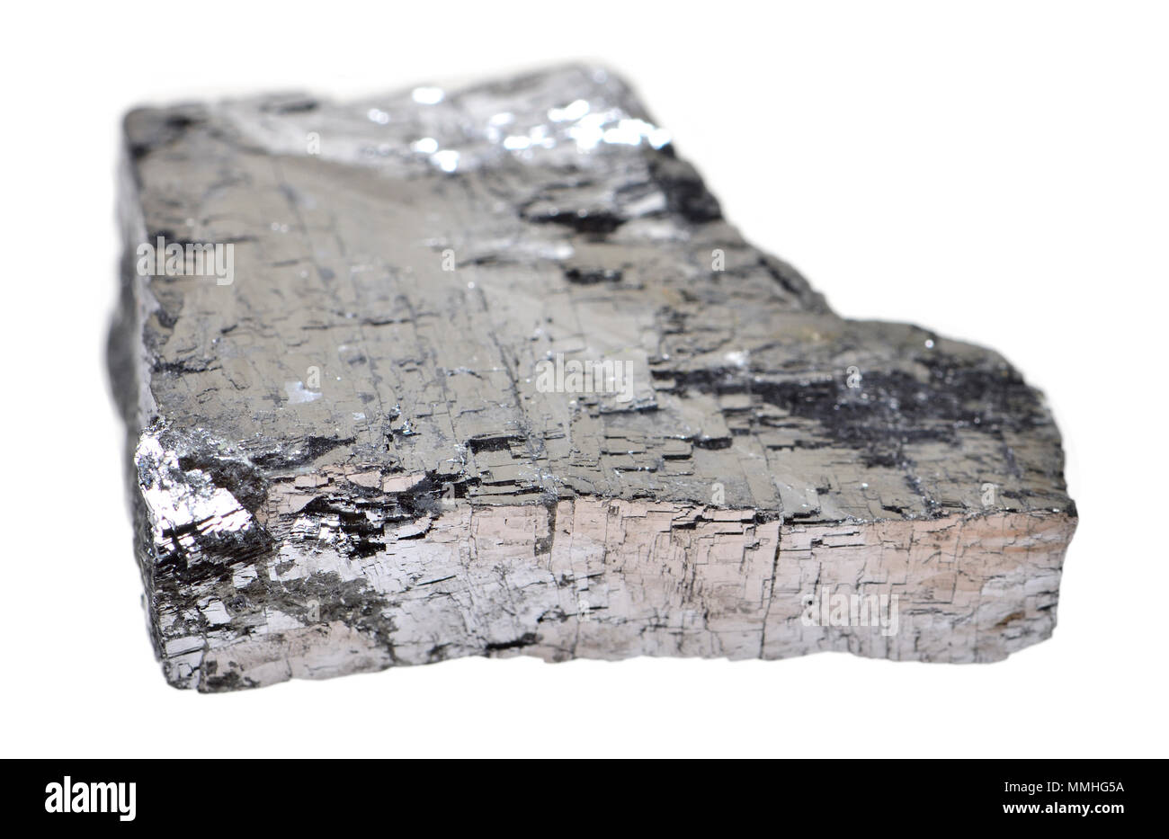 Galena (lead sulphide) principal ore of lead Stock Photo Alamy