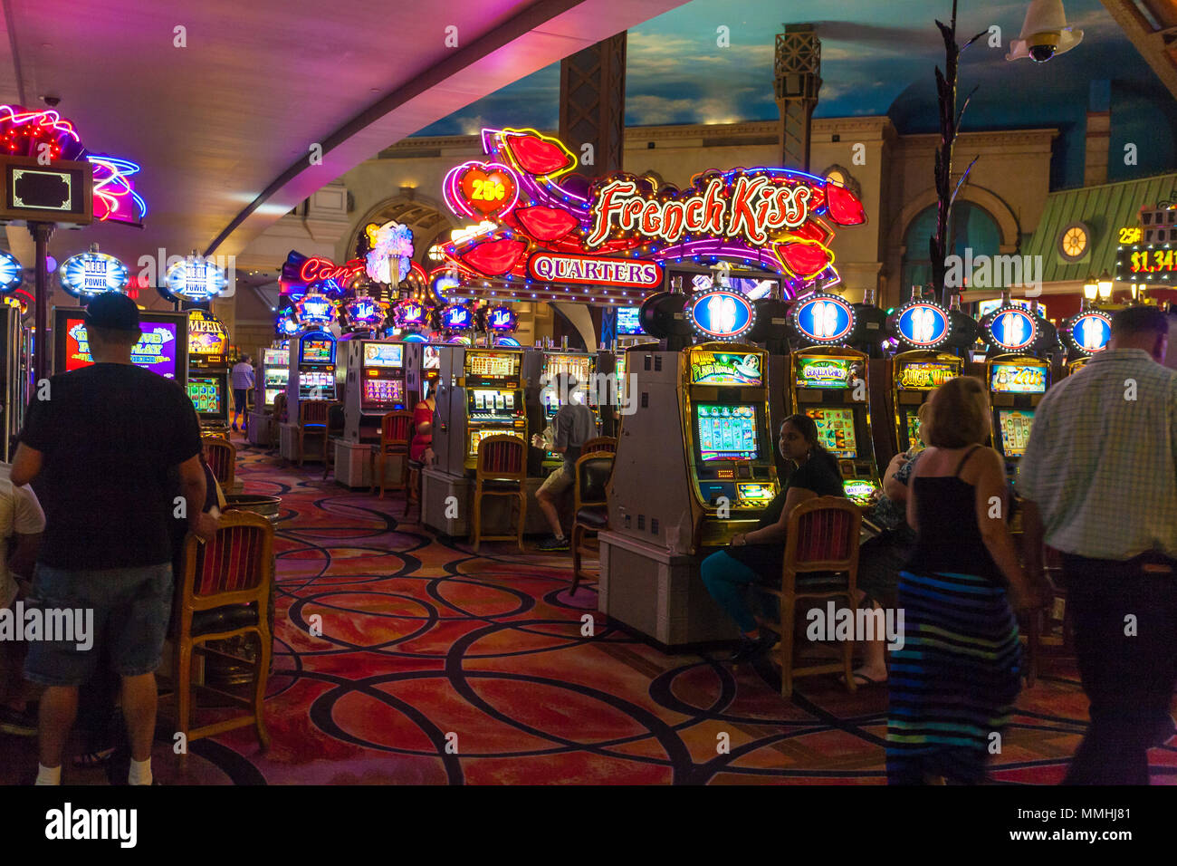 Interior of Caesars Palace Las Vegas hotel and casino on the Las Vegas Strip in Paradise, Nevada Stock Photo