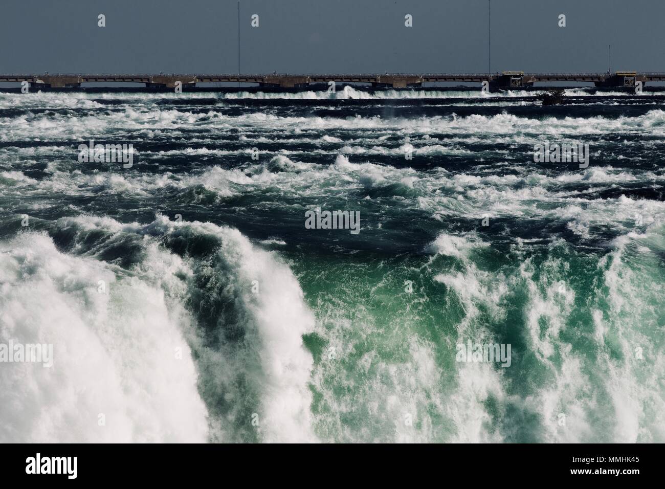 Isolated photo of an amazing Niagara waterfall Stock Photo
