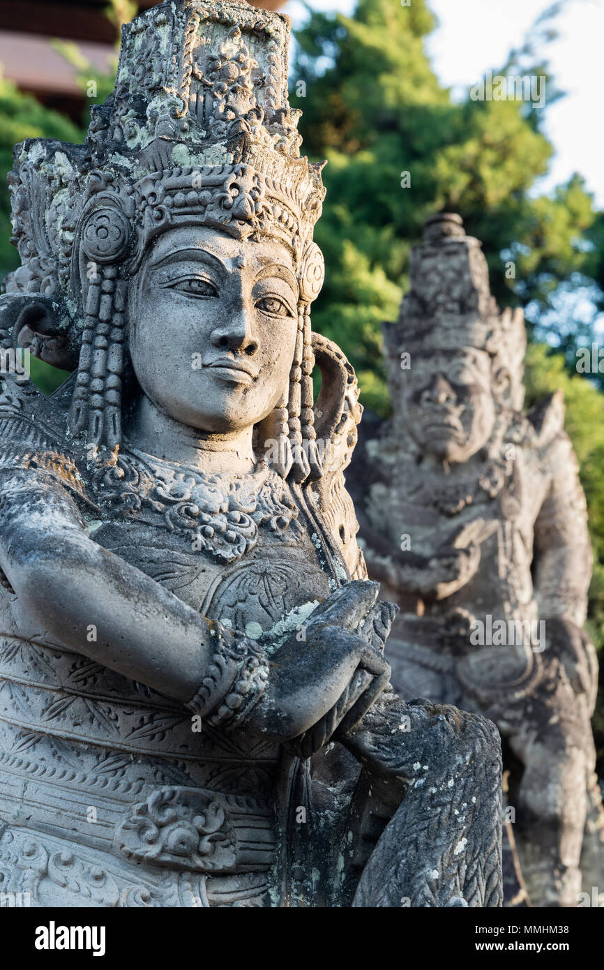 Stone statue at Taman Kertha Gosa palace, Semarapura or Klungkung, Bali, Indonesia Stock Photo