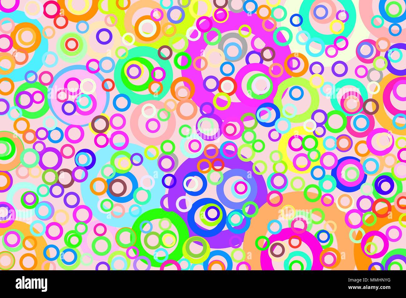 Modern geometrical circles, bubbles, sphere or ellipses background pattern abstract. Vector illustration graphic. Stock Vector