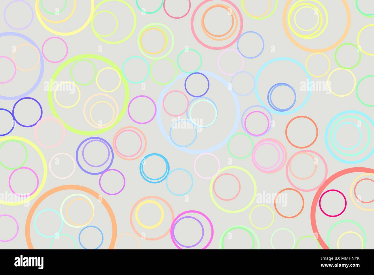 Abstract geometric circles, bubbles, sphere or ellipses pattern ...