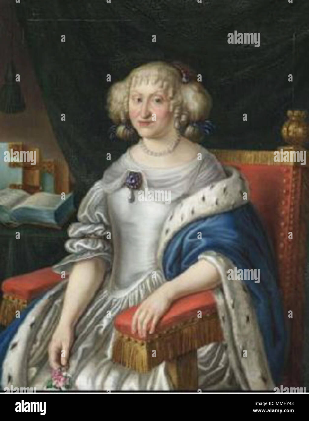 .  English: Princess Elisabeth Sophie of Saxe-Altenburg (1619-1680)  . 17th century. Elisabeth Sophie of Saxe-Altenburg, duchess of Saxe-Gotha-Altenburg Stock Photo