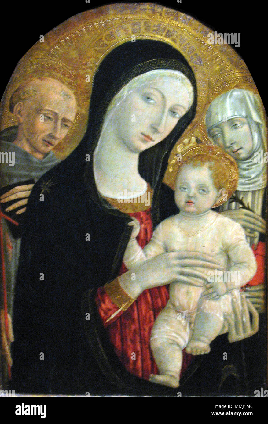 Madonna and child with Saints Francis and Catherine of Siena. 1479 ...