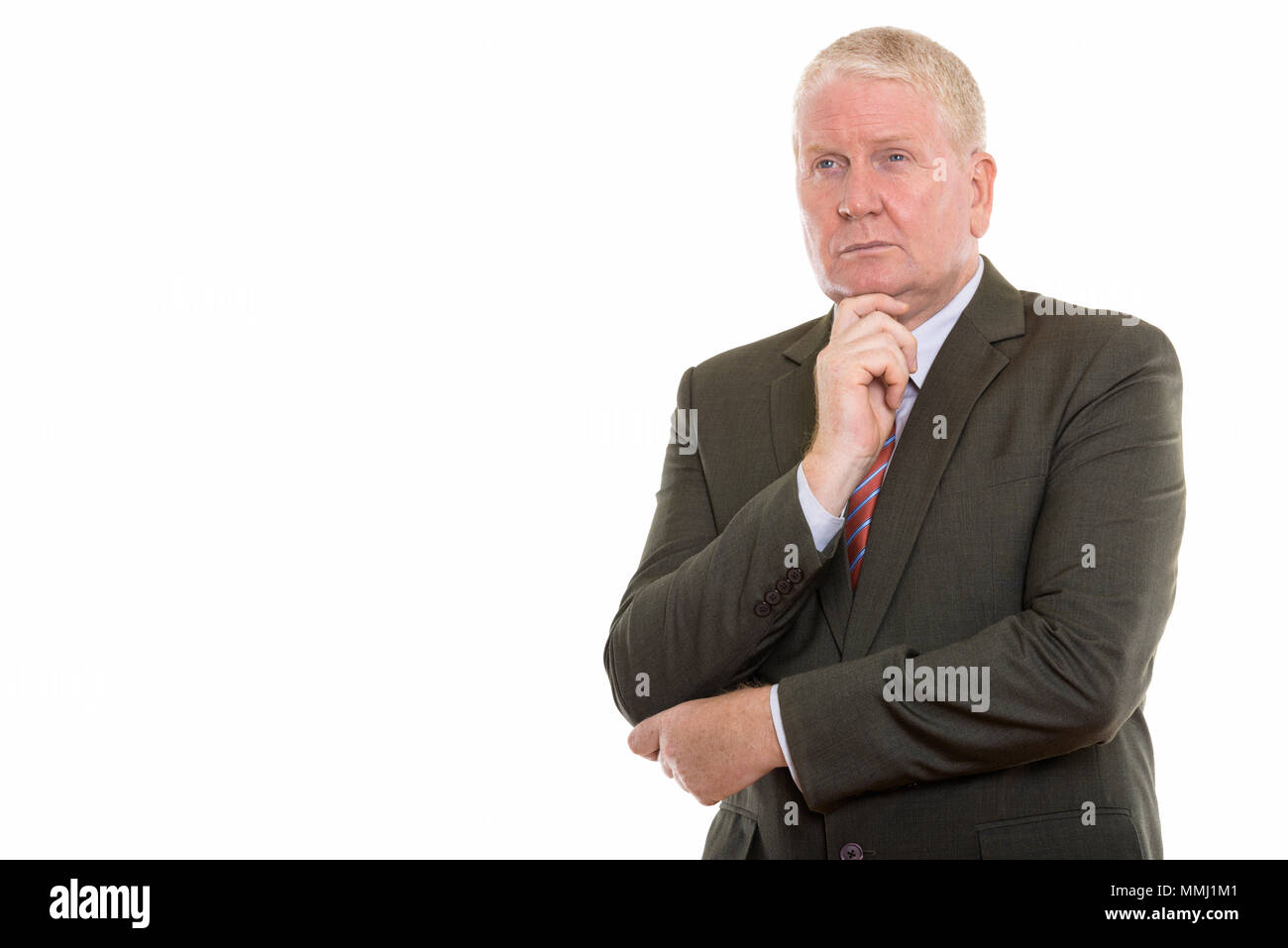 Man mature thinking hi-res stock photography and images - Alamy