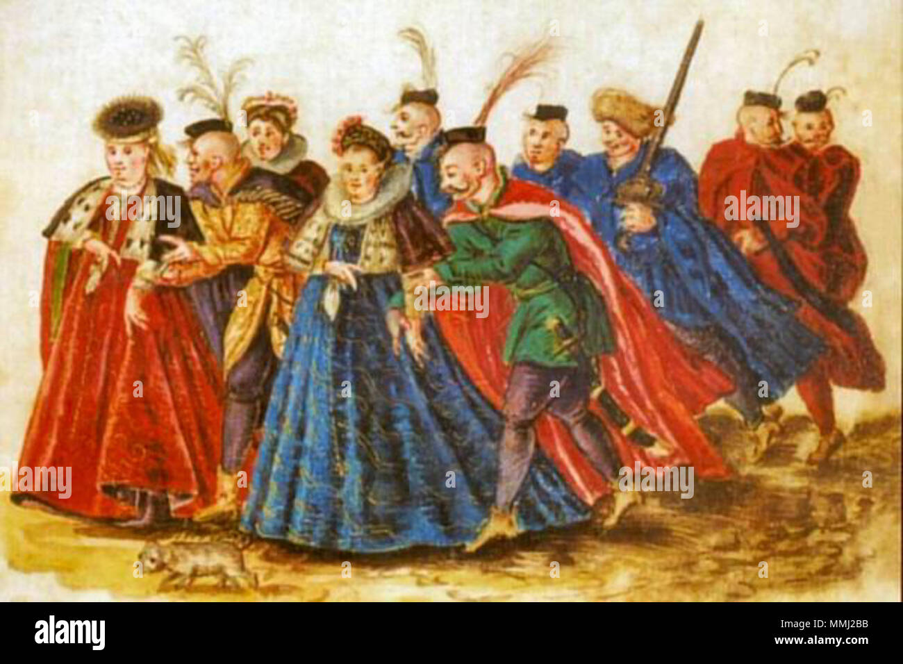 Noblels Medieval nobles painting hi-res stock photography and images - Alamy