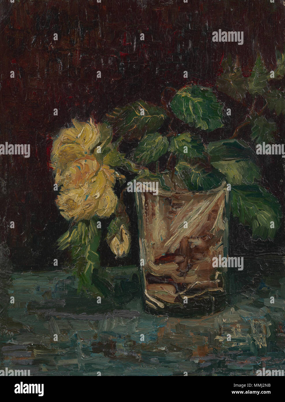 Art painting vincent van gogh roses van gogh museum hi-res stock  photography and images - Alamy, image size:987x1390