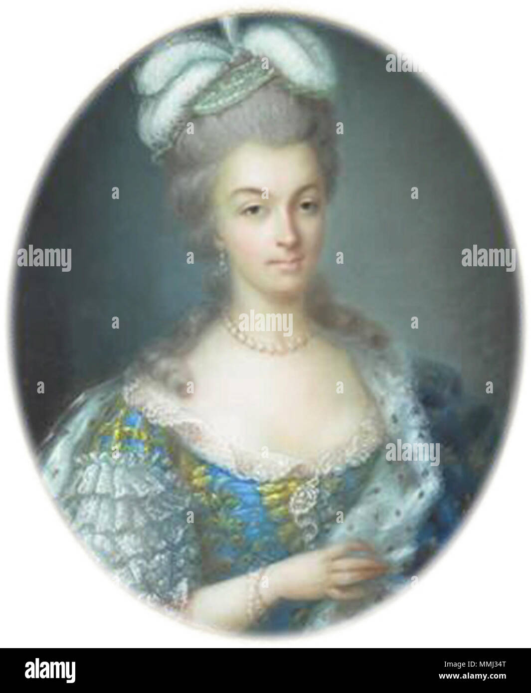 Portrait of Marie 1780. Marie par Anne Vallayer