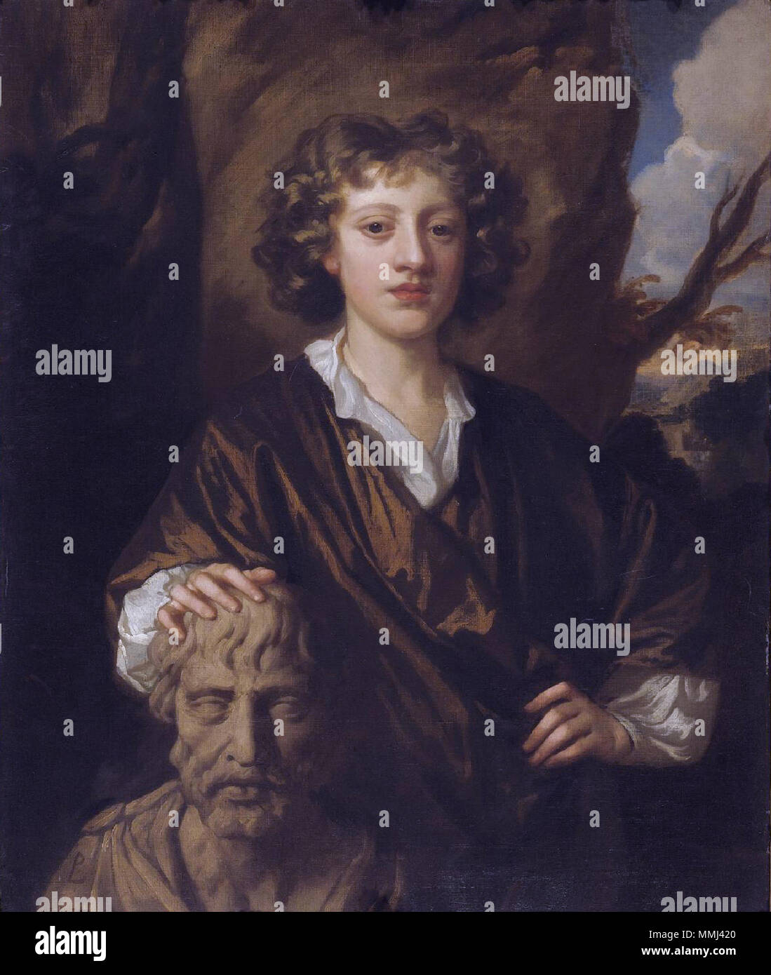 . Bartholomew Beale (1656-1709)  . circa 1670.   Peter Lely  (1618–1680)     Alternative names Sir Peter Lely, Peter Lelio, Peter Lilley, Peter Lilly, Peter Lylly, Pieter Lelij, Birth name: Pieter van der Faes  Description English painter and art collector  Date of birth/death 14 September 1618 30 November 1680  Location of birth/death Soest London  Work period between circa 1637 and circa 1680  Work location Haarlem (6 October 1637), London (1641-1680), Amsterdam (1656)  Authority control  : Q161336 VIAF:?47033545 ISNI:?0000 0000 8379 8302 ULAN:?500002184 LCCN:?n85028378 NLA:?35930356 WorldCa Stock Photo