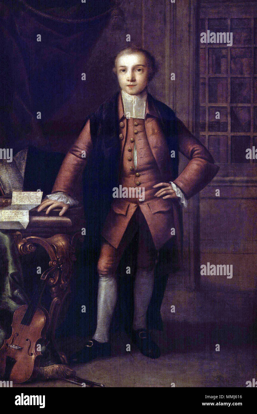 Portrait Of Jeremy Bentham 1748 1832 Between 1760 And 1762 Jeremy