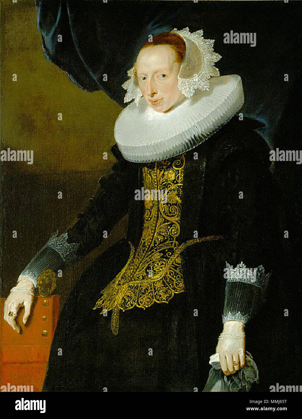 Portrait of a Woman. between 1625 and 1630. Pieter Claesz. Soutman - Portrait of a Woman Stock Photo