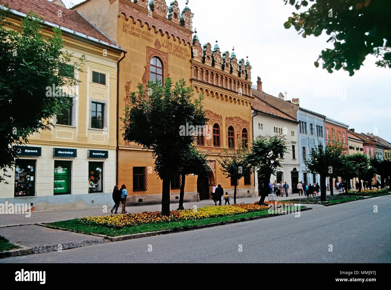 Main Street Of Levoca,slovakia Stock Photo - Alamy