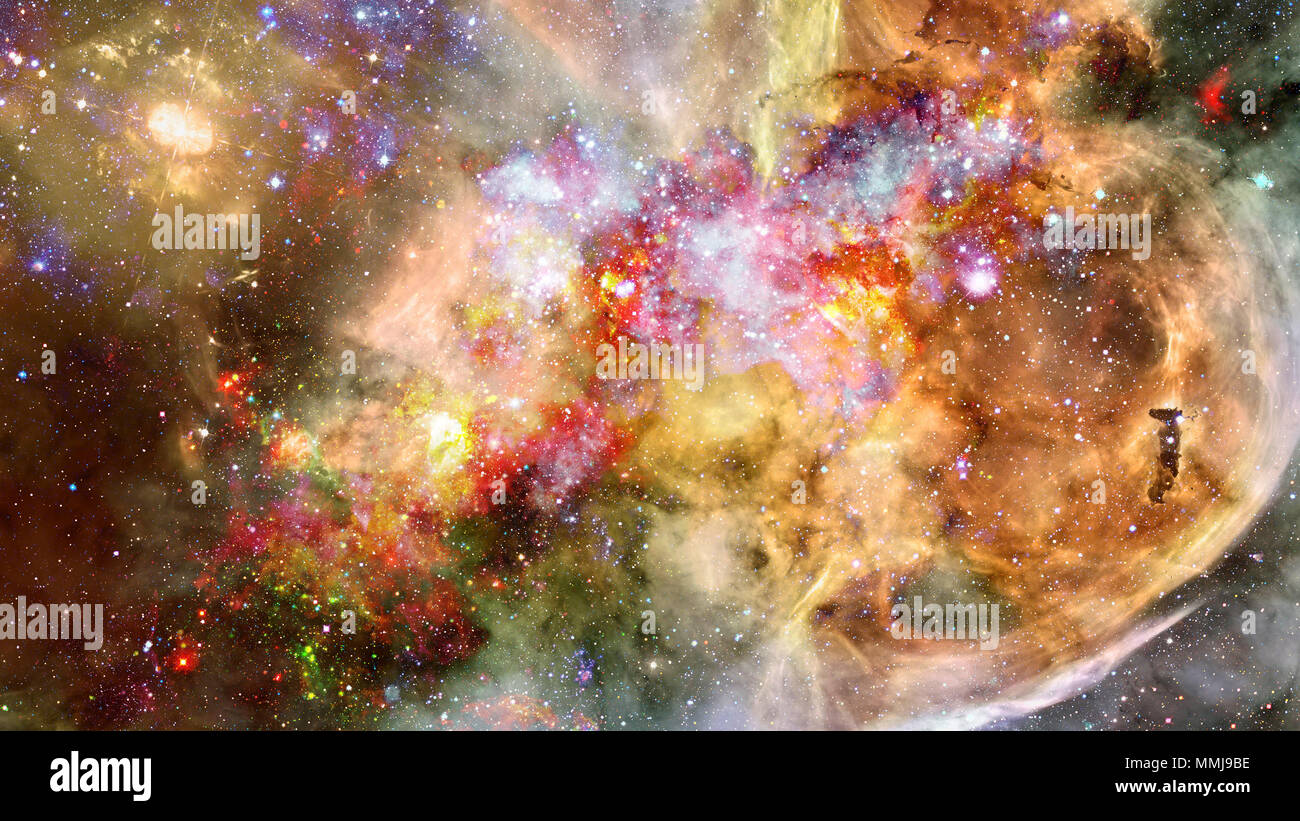 The explosion supernova. Bright Nebula. Elements of this image ...