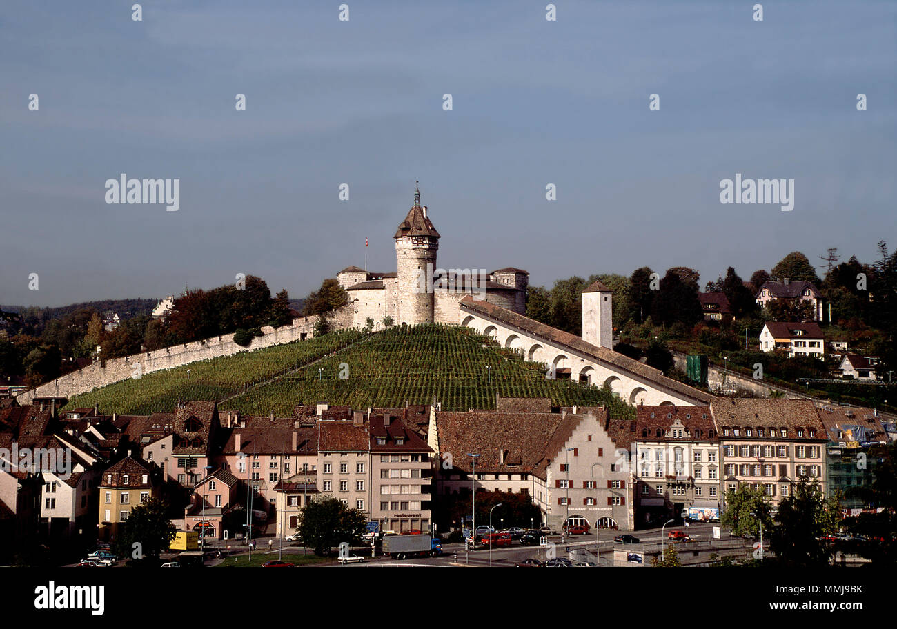 Schloss Munot,Schaffhausen,Switzerland Stock Photo