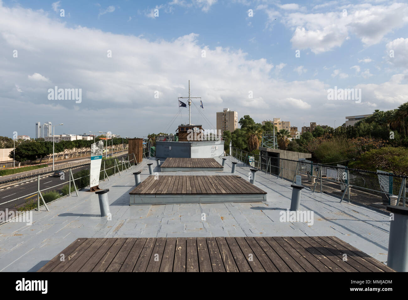 Clandestine Immigration and Naval Museum in Haifa, Israel Stock Photo