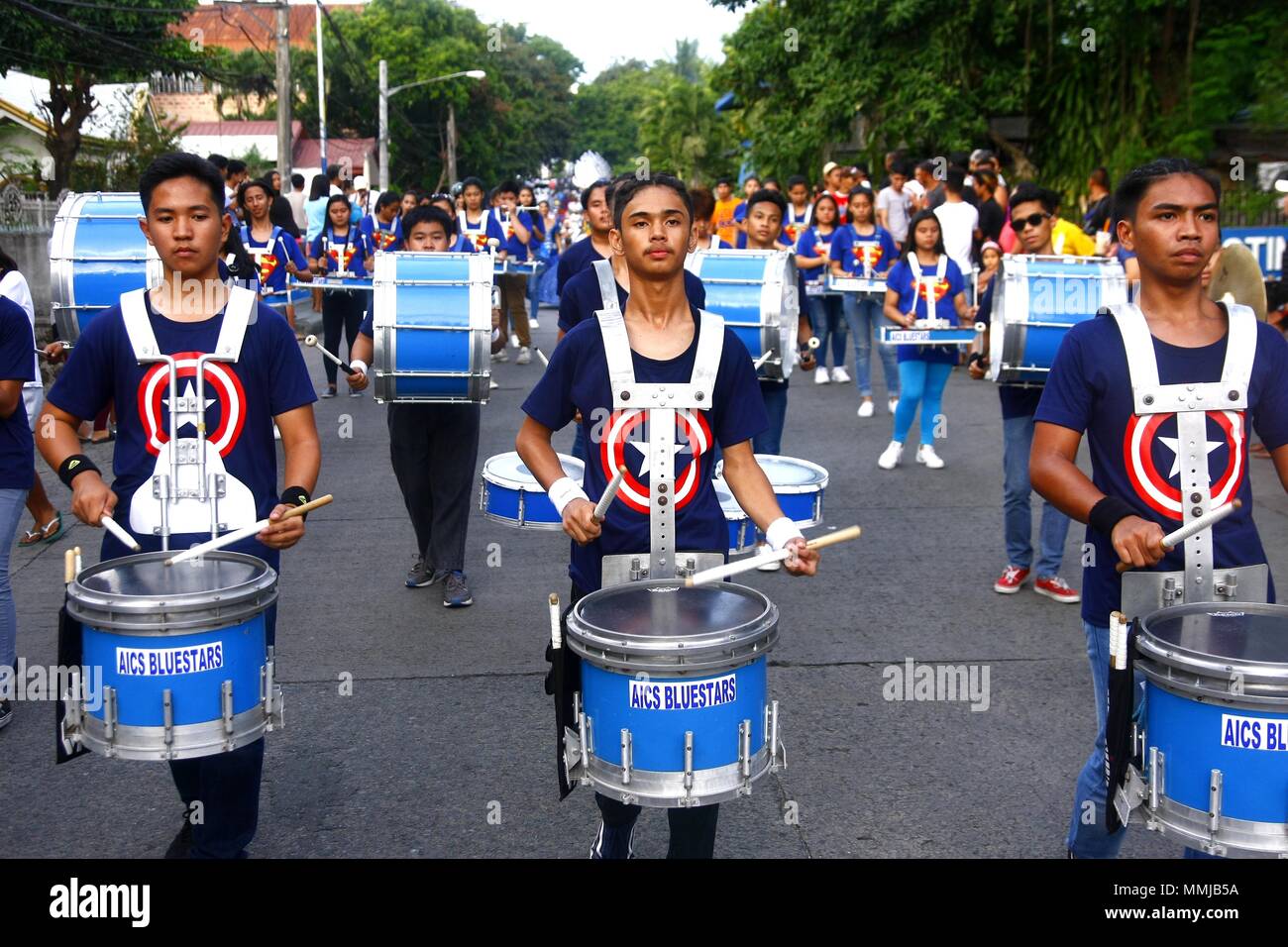 ANTIPOLO CITY, PHILIPPINES MAY 1, 2018 Members of a marching band