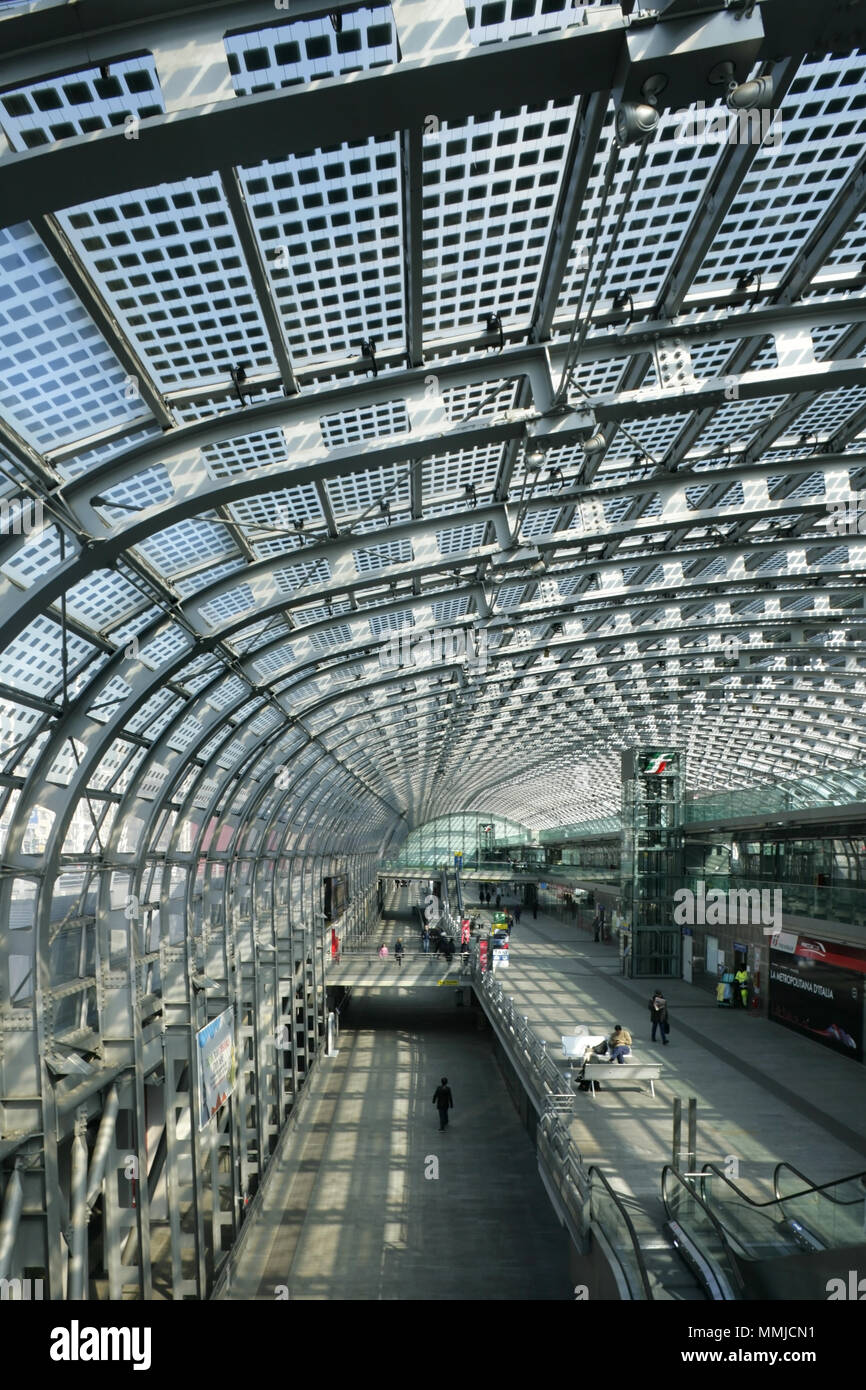 Interior of the new Porta Susa railway station, Turin, Italy Stock Photo -  Alamy