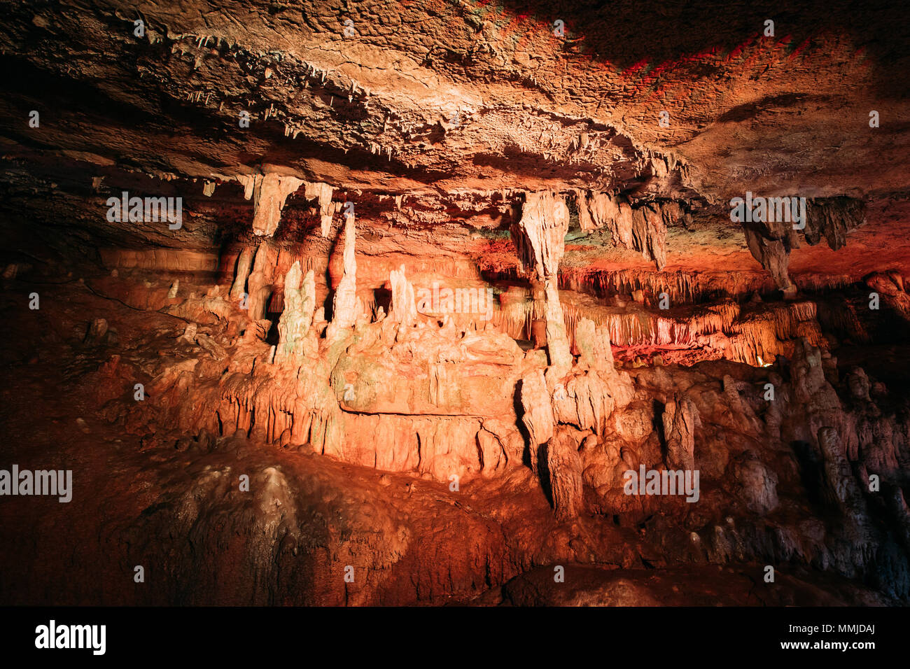 Kutaisi, Georgia. View Of Sataplia Karst Cave In State Sataplia Reserve ...