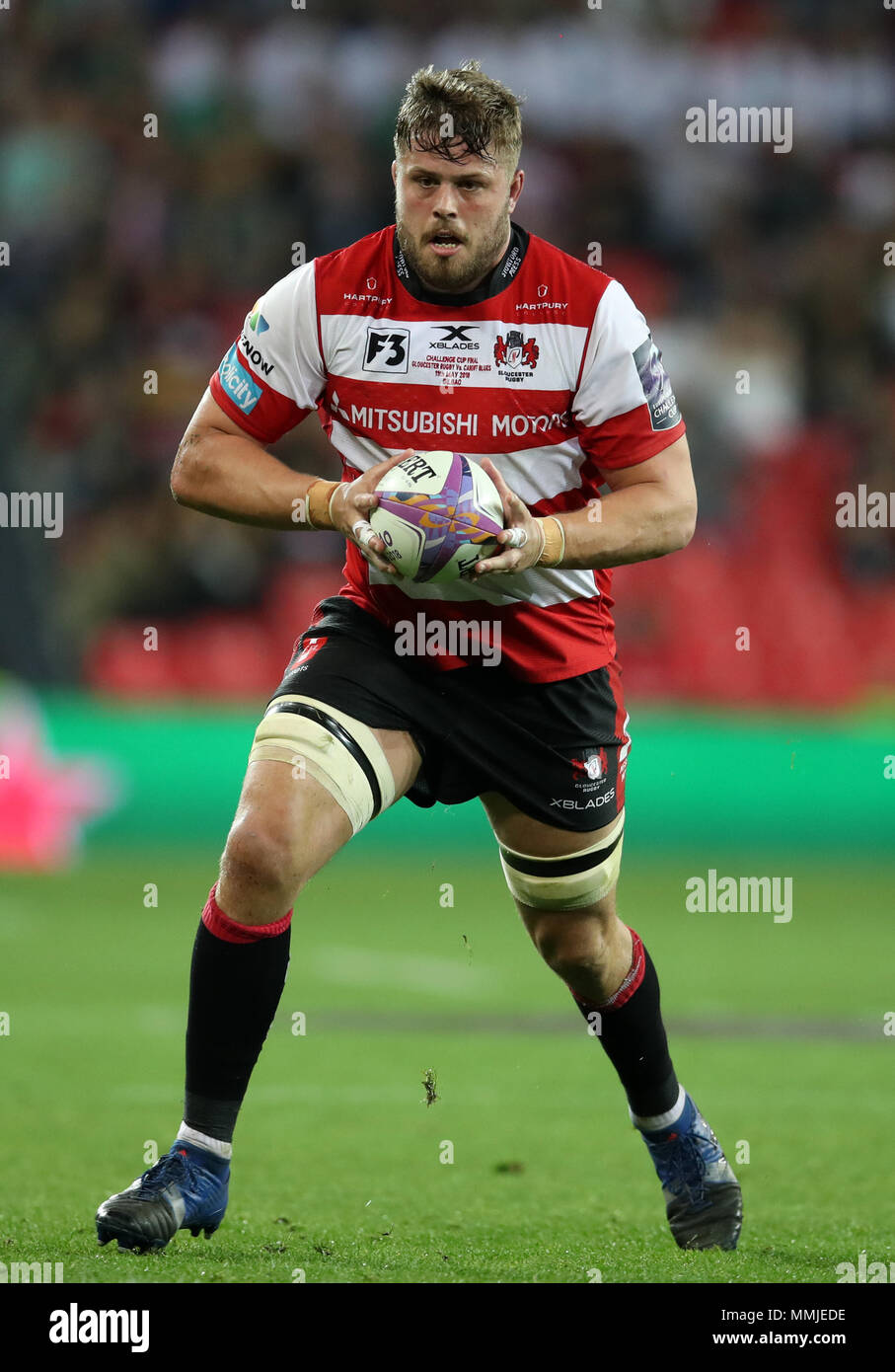 Gloucester Rugby's Ed Slater during the European Challenge Cup Final at the  San Mames Stadium, Bilbao Stock Photo - Alamy