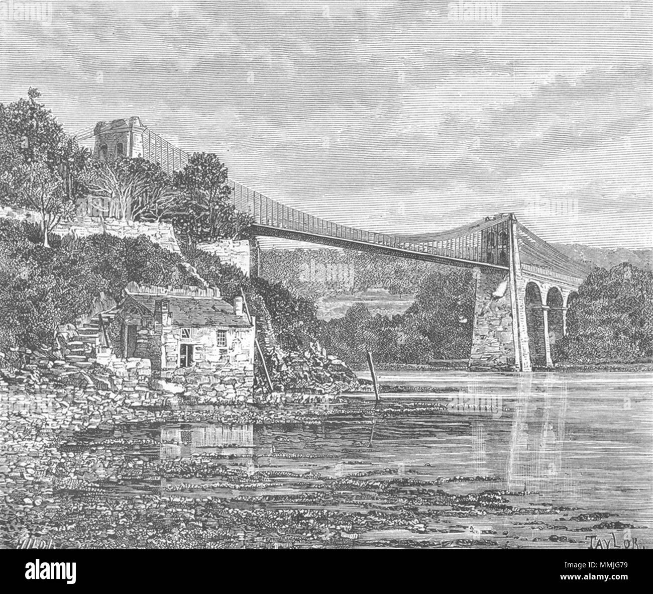 1885 suspension bridge hires stock photography and images Alamy