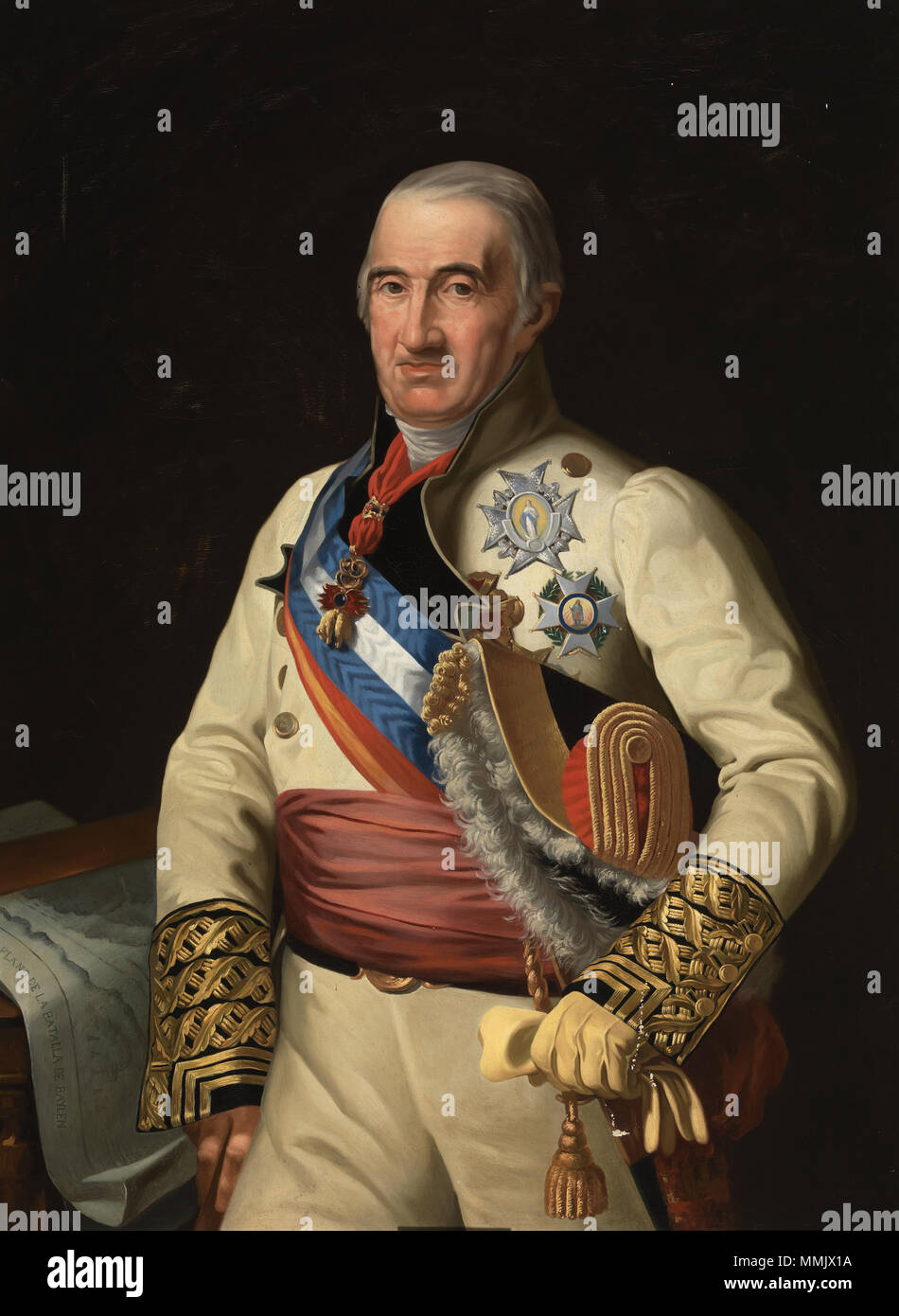 General Francisco Javier Castaños (Museo del Prado Stock Photo Alamy