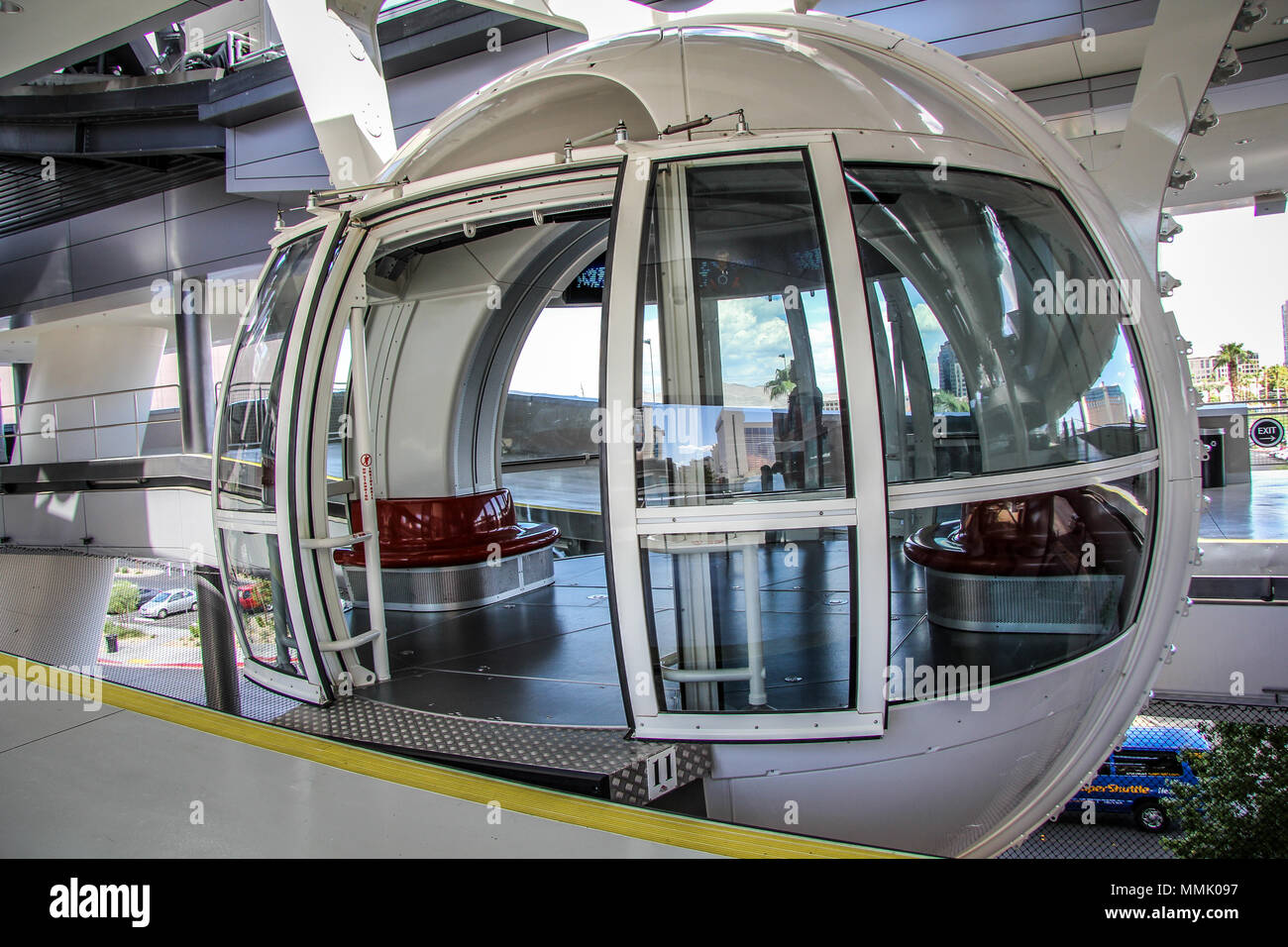 High Roller Ferris Wheel in Las Vegas Nevada Stock Photo - Alamy