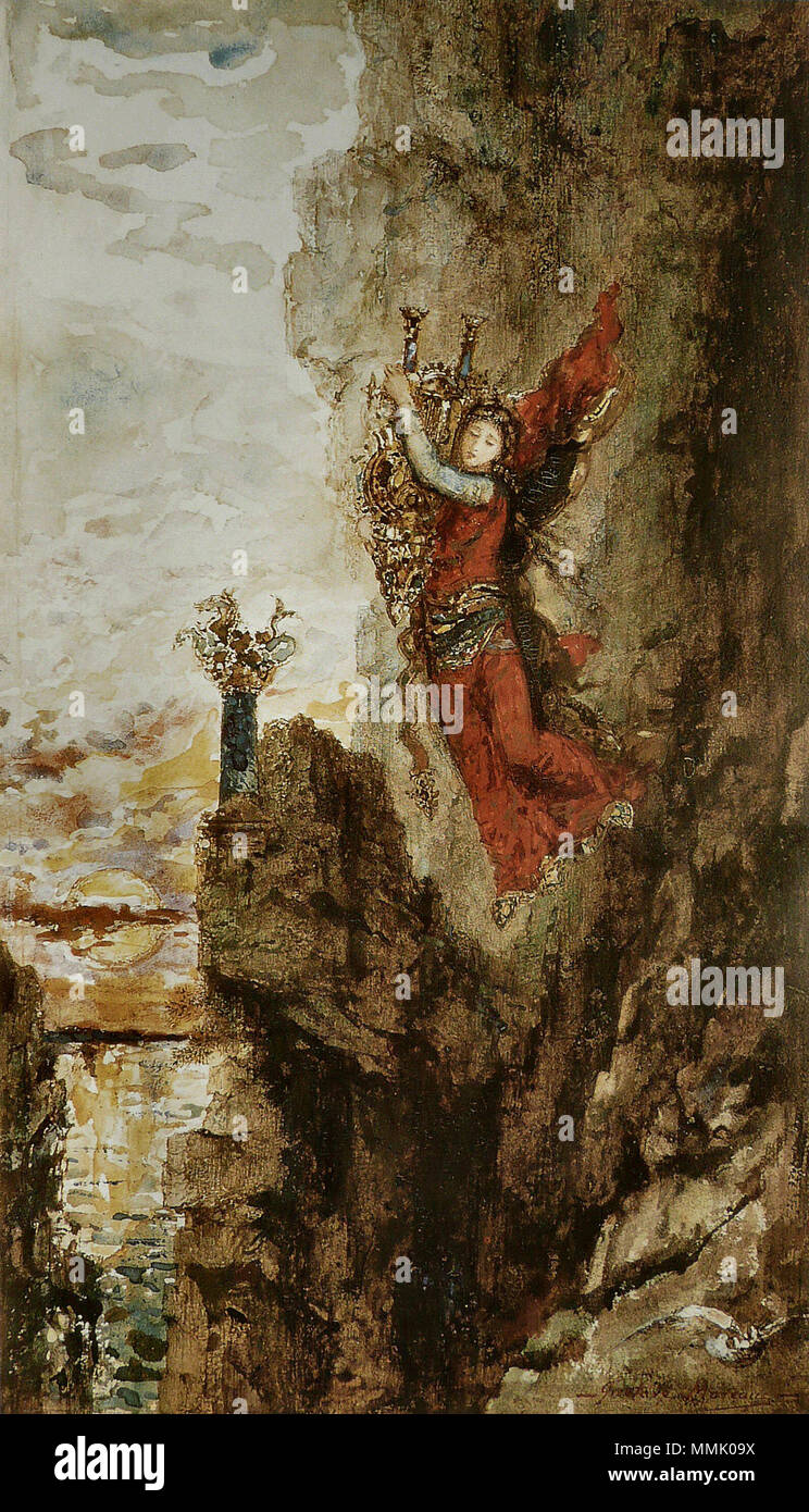 Gustave Moreau - Sapho à Leucade Stock Photo - Alamy