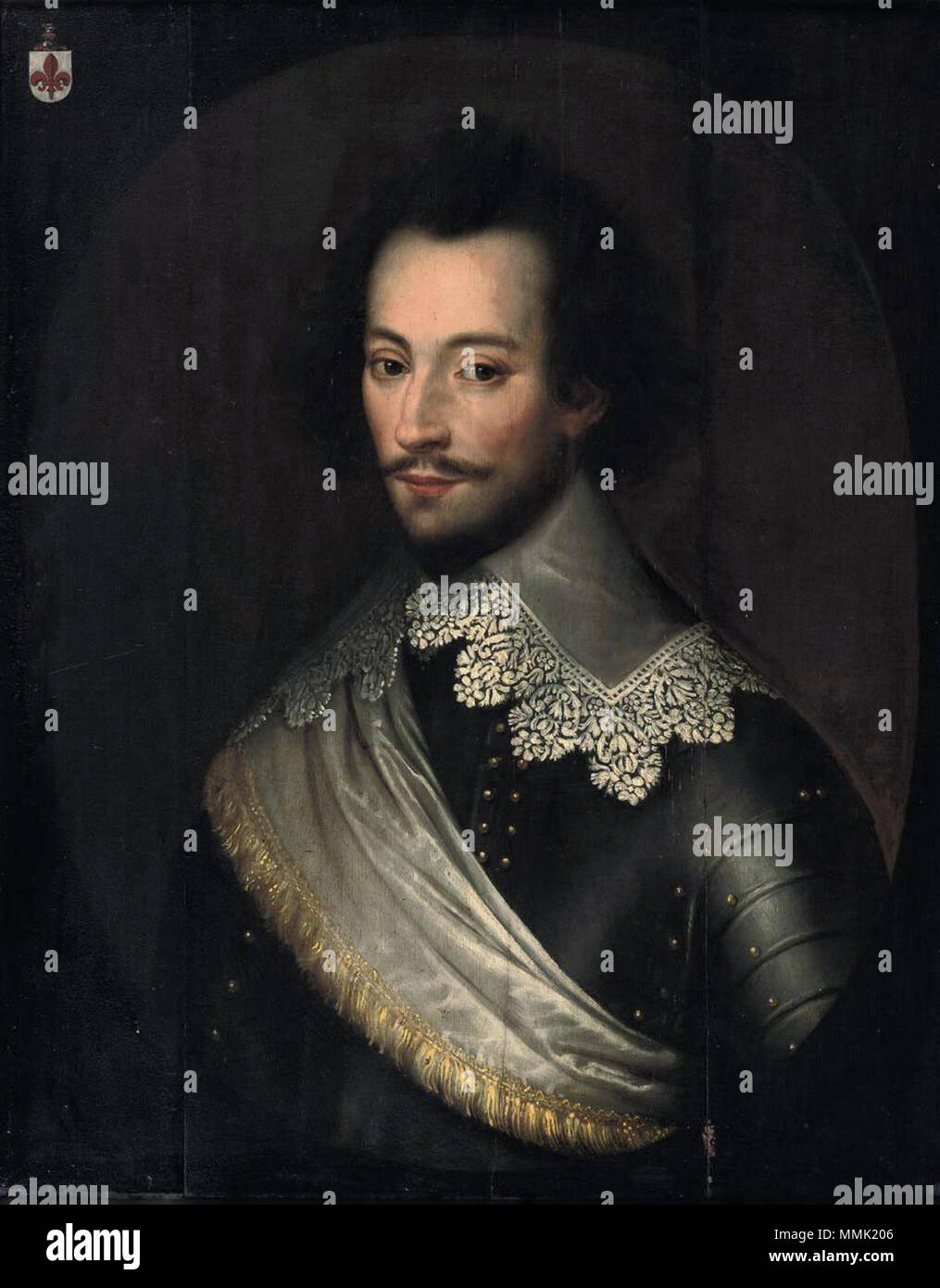 . English: Portrait of Charles de Rechignevoisin (c. 1600-1649) in ...