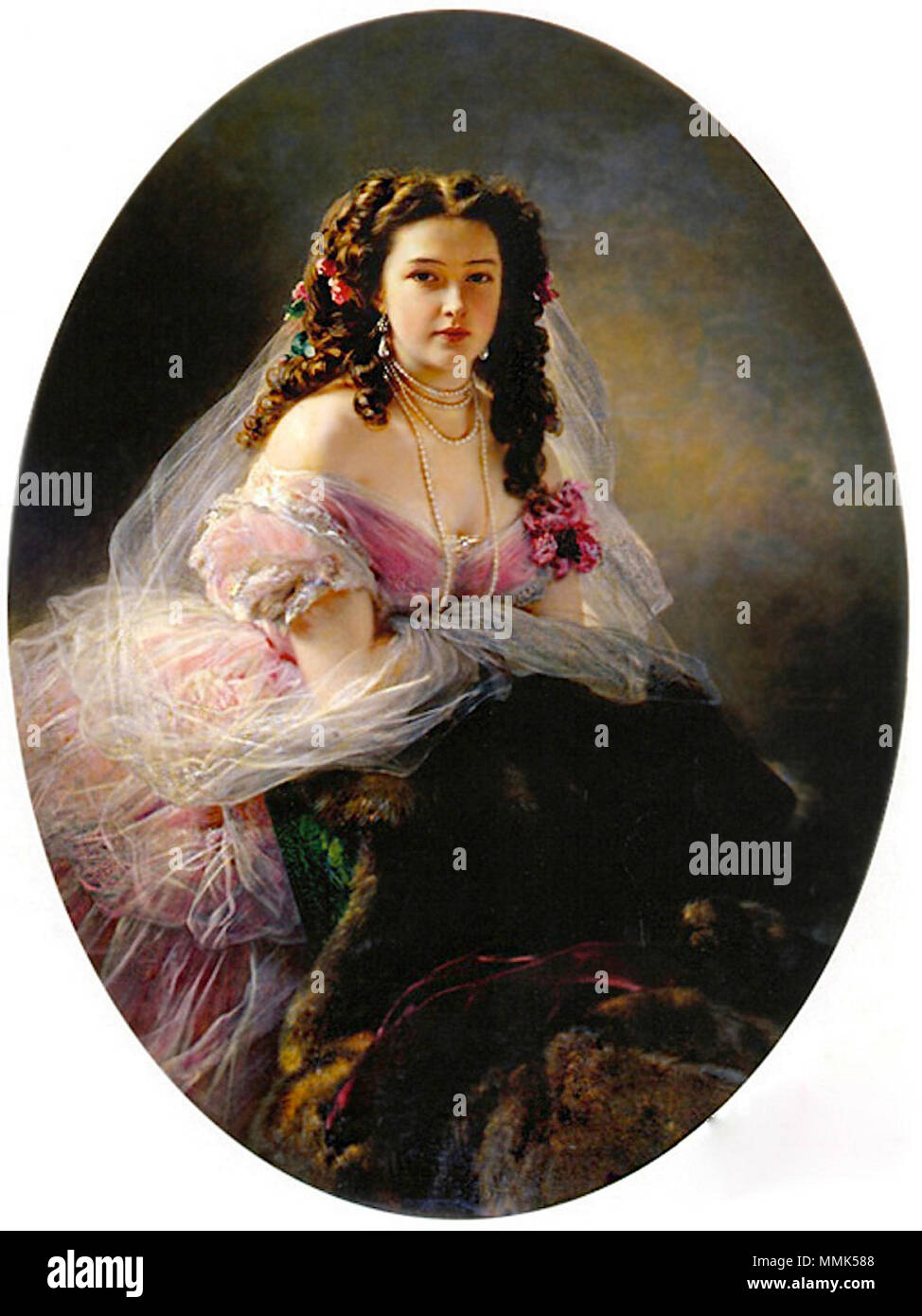 . English Portrait of Madame Barbe de RimskyKorsakov Русский Варвара