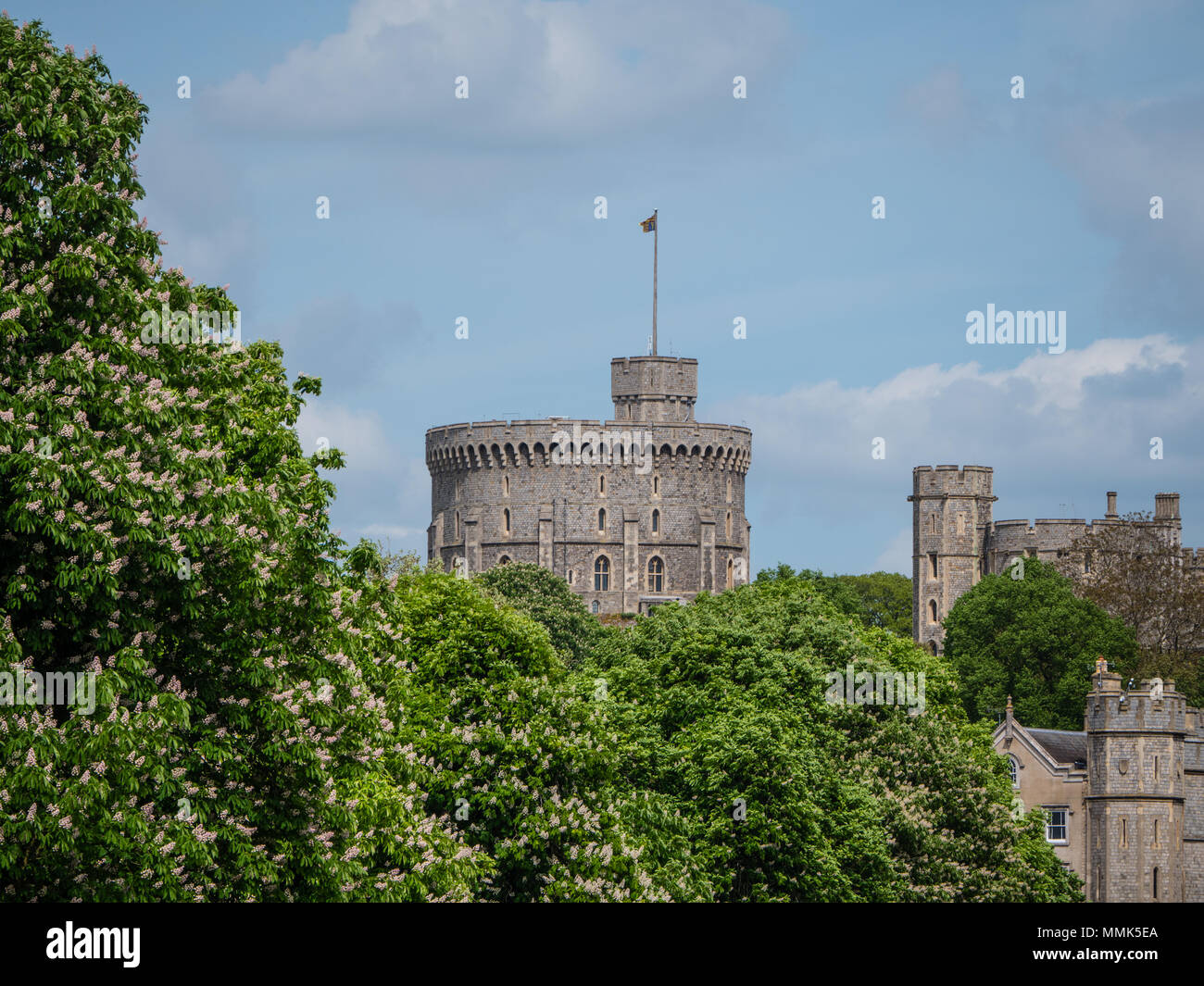 Windsor Castle, Towers in the Forest, Windsor, Berkshire, England, UK