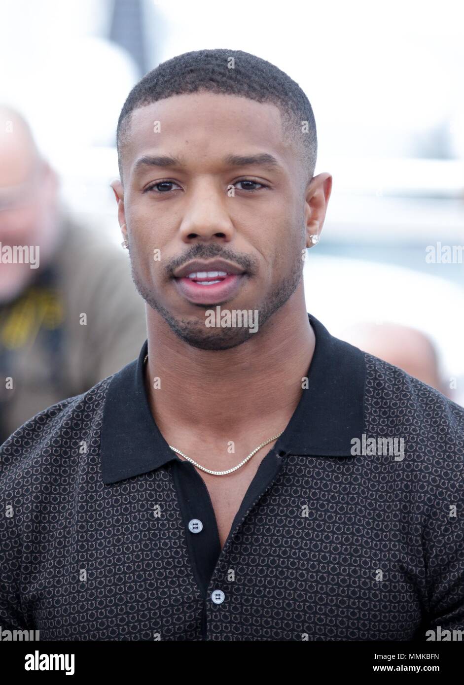 Nominering holdall brændt Cannes, France. 12th May 2018. Michael B. Jordan Actor Farenheit 451.  Photocall. 71 St Cannes Film