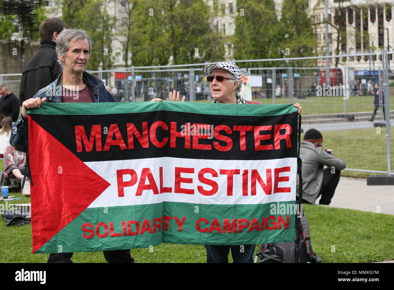 Manchester Uk 12th May 2018 A Palestine Solidarity Campaign