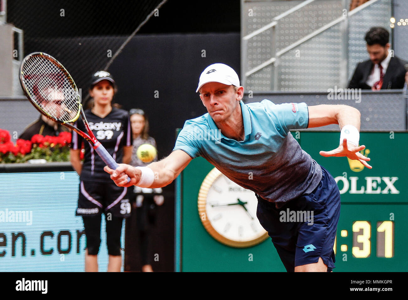 Madrid, Spain. 12th May 2018. Mutua Madrid Open Tennis; Kevin Anderson ...
