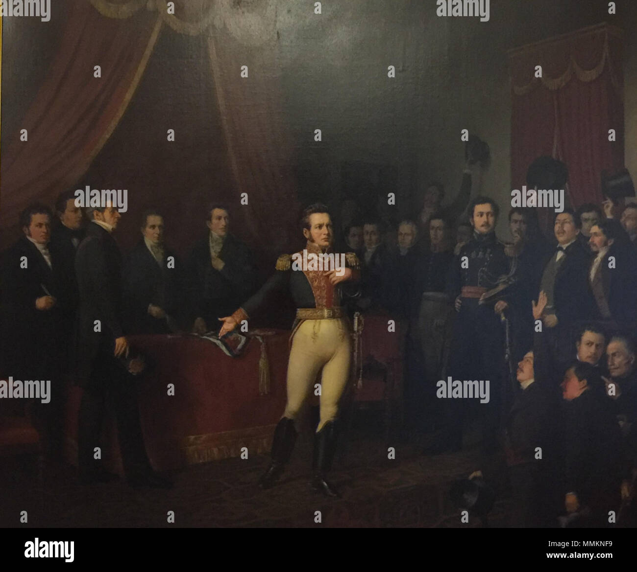 Des Higgins Abdicación de O'Higgins, 1823 Stock Photo - Alamy