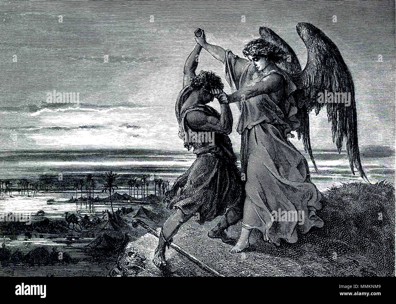 Jacob wrestles hi-res stock photography and images - Alamy