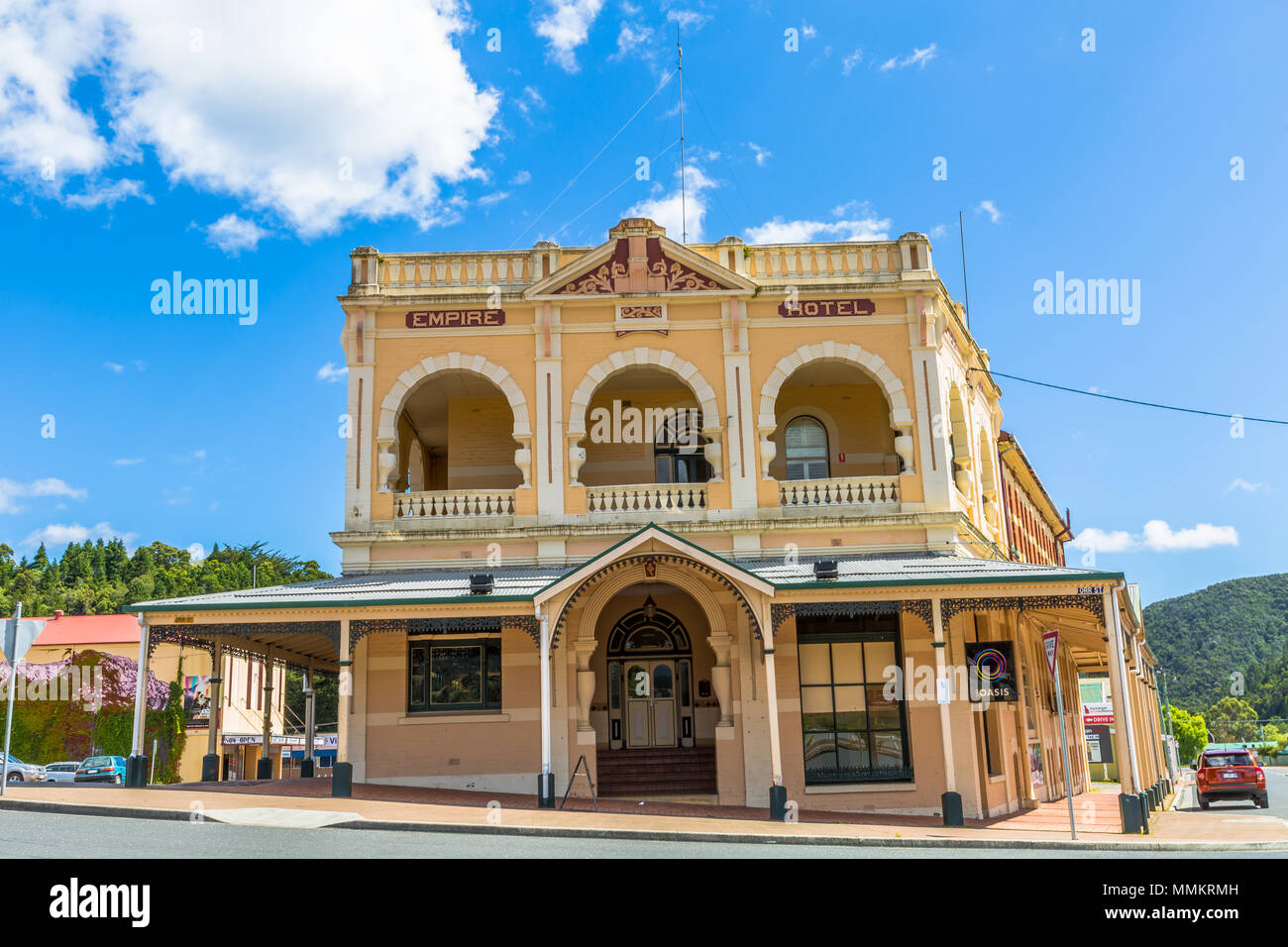 Queenstown, Tasmania, Australia January 10, 2015 Empire Hotel in