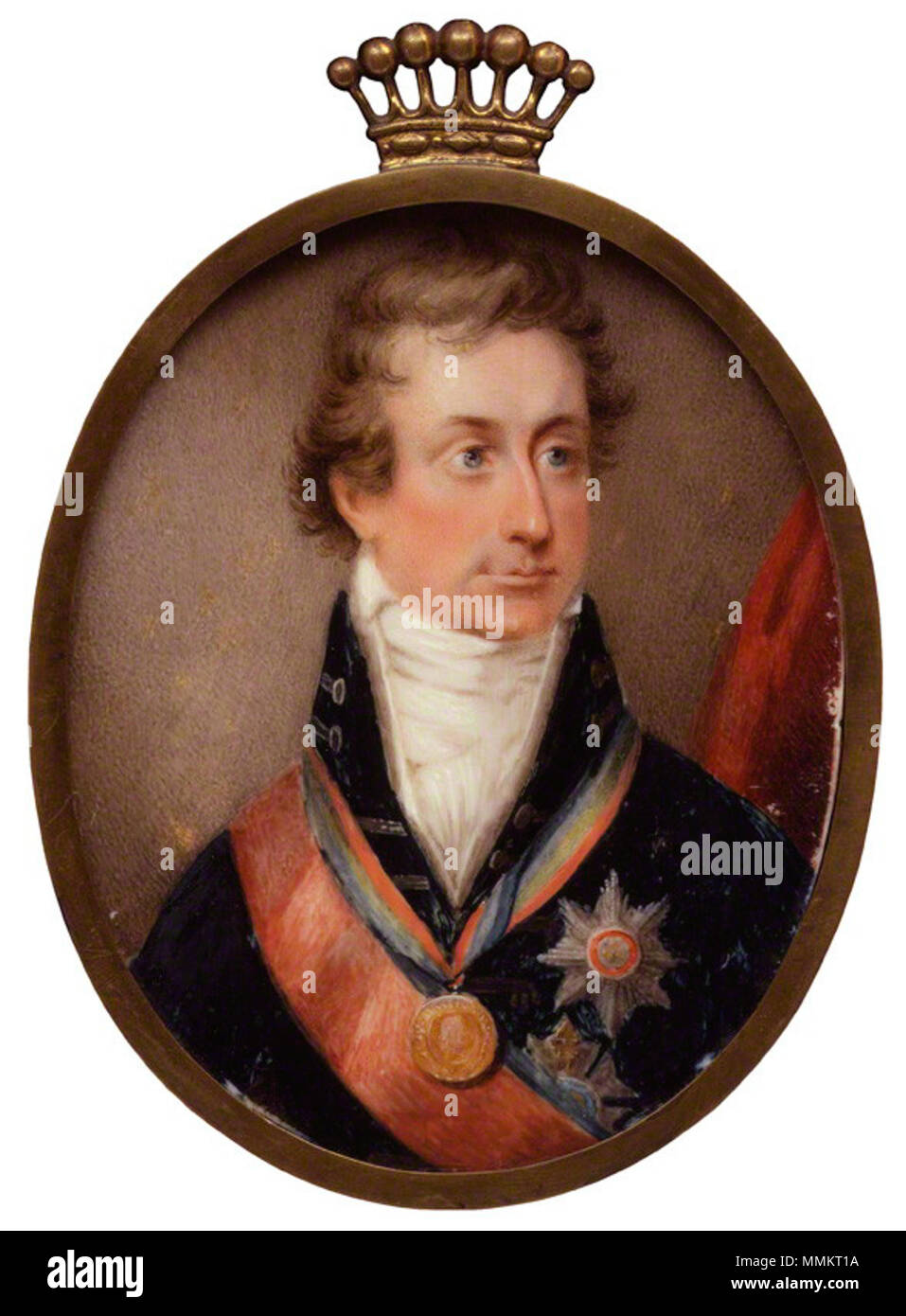 NPG 5978; Percy Clinton Sydney Smythe, 6th Viscount Strangford Portrait of Percy Smythe, 6th Viscount Strangford (1780-1855). circa 1808. 6th Viscount Strangford Stock Photo