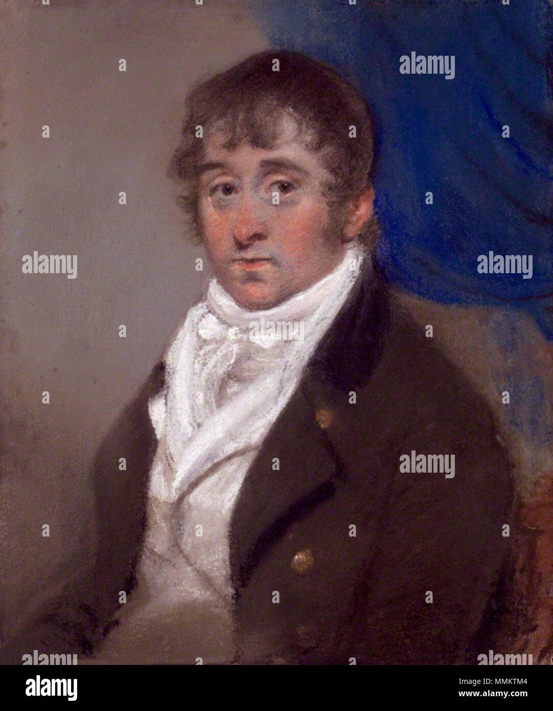 by John Raphael Smith, pastel, circa 1792 George Morland00 Stock Photo