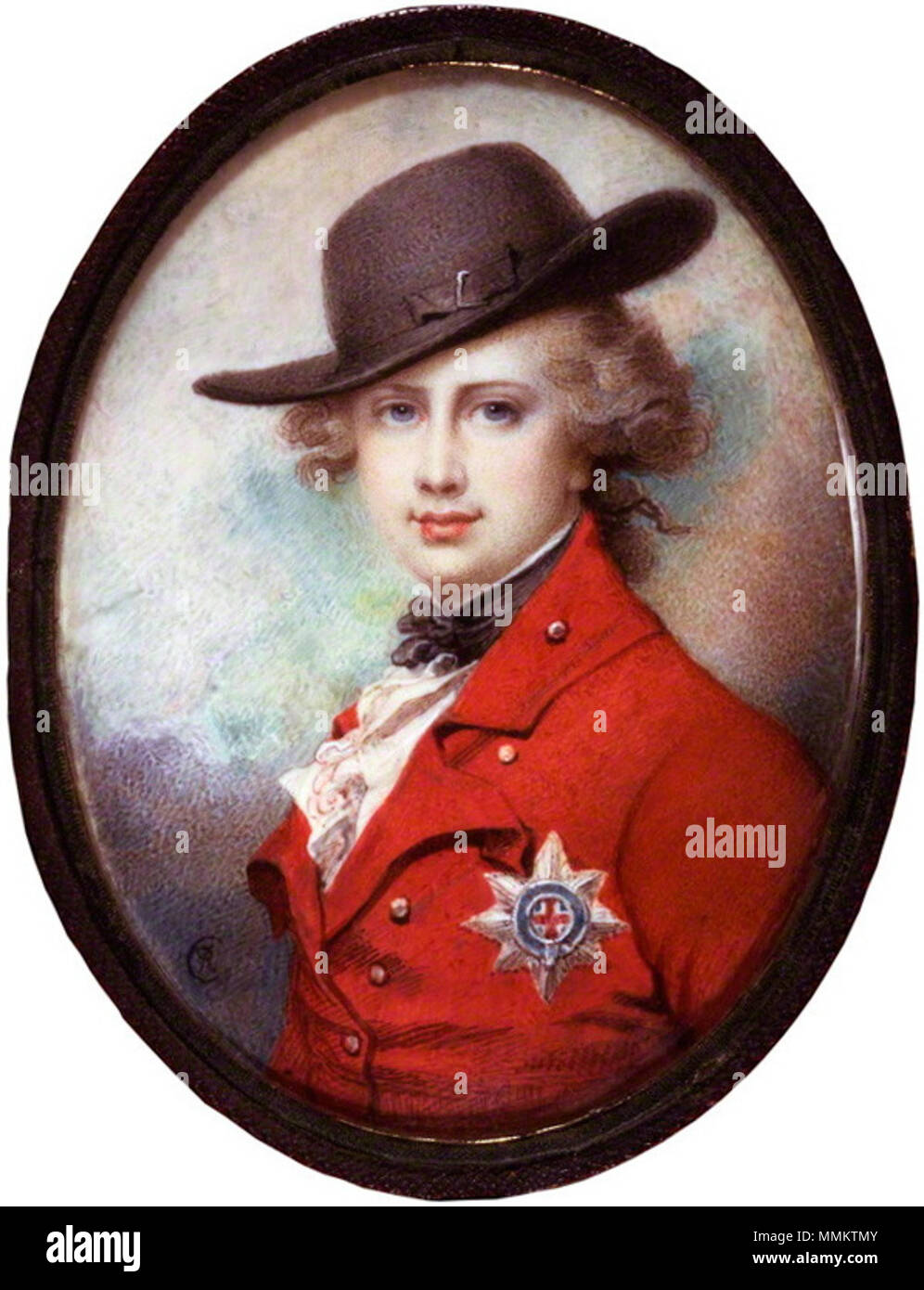 .  English: Portrait of George IV of the United Kingdom (1762-1830)  . between circa 1780 and circa 1782. GeorgeIV1780 Stock Photo