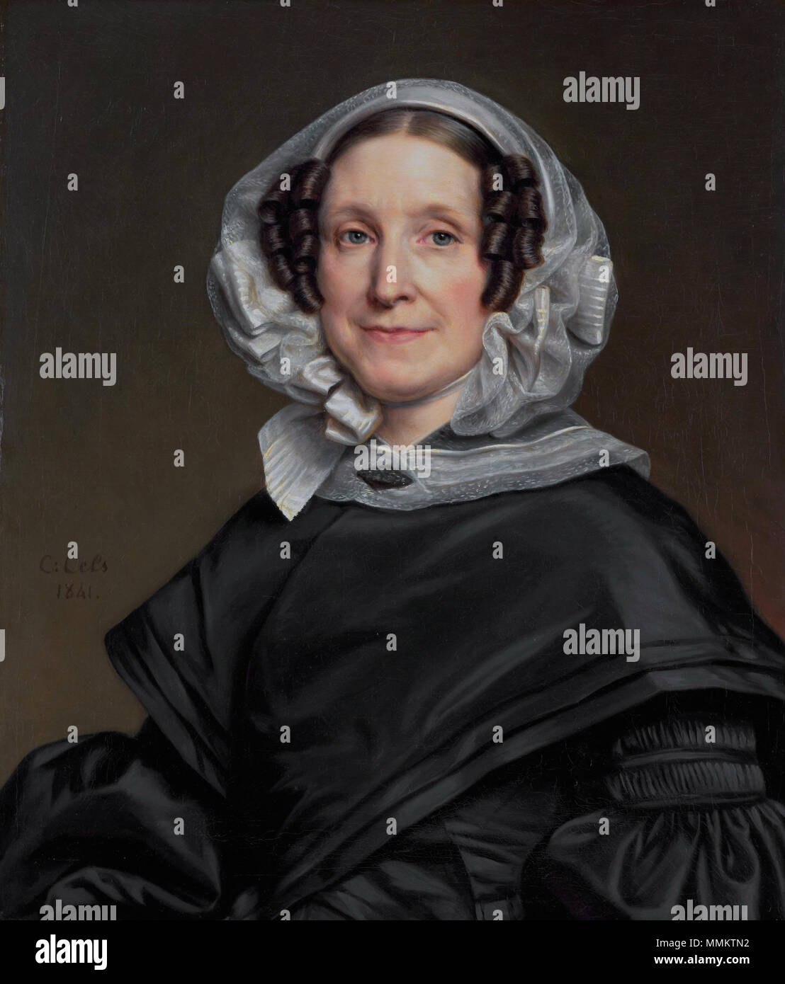 Aryna van der Pot, by Cornelis Cels English: Aryna van der Pot (1786-1850). 1841. Aryna van der Pot, by Cornelis Cels Stock Photo