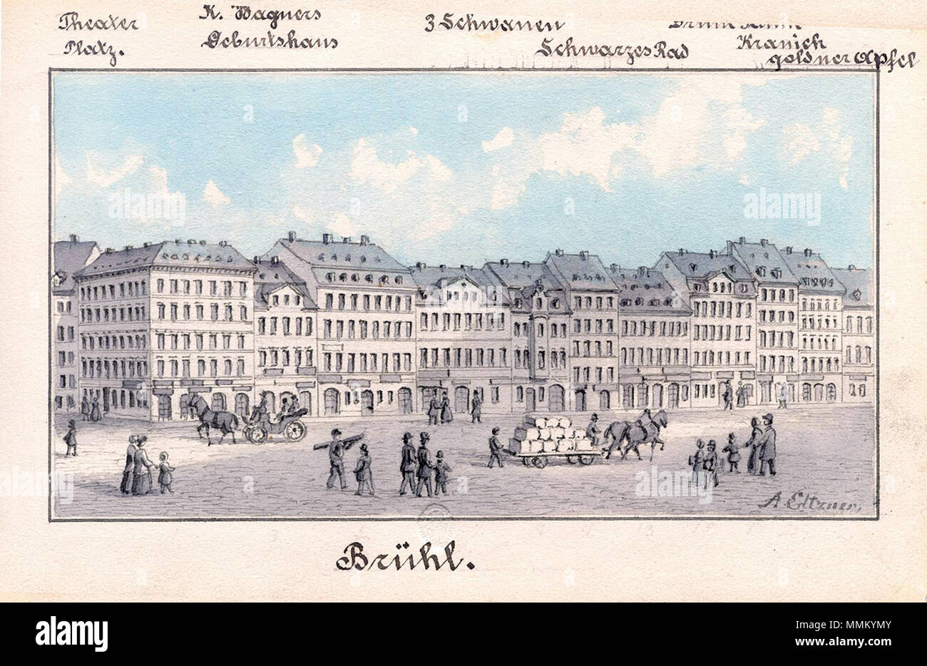 At Bruehl In Leipzig Stock Photos At Bruehl In Leipzig Stock