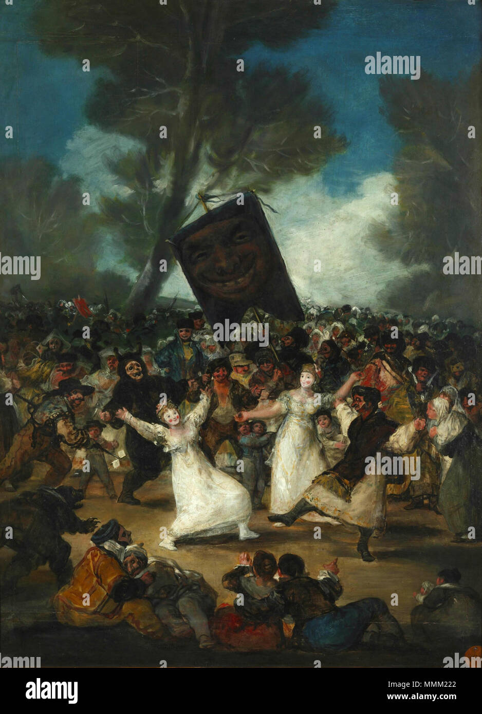 Deutsch Das Begräbnis der Sardine. English The Burial of the Sardine