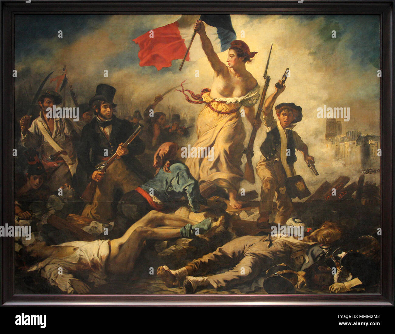 DELACROIX　ドラクロワ　Eugène Delacroix File:La Liberté guidant le peuple - Eugène Delacroix - Musée