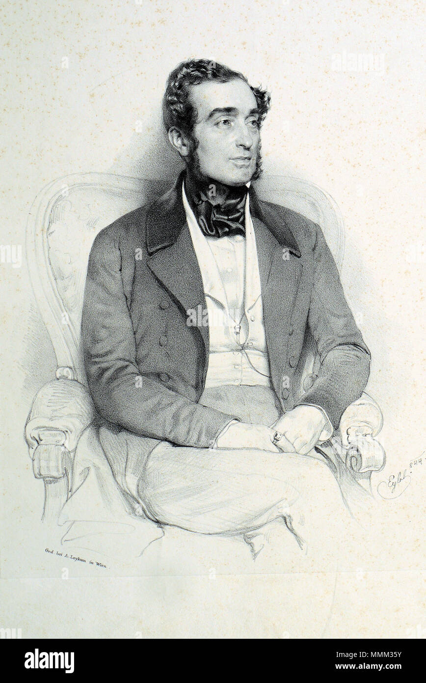 . Deutsch Eduard von Raab (1796 ?) , k. k. Sektionsrat. Lithographie