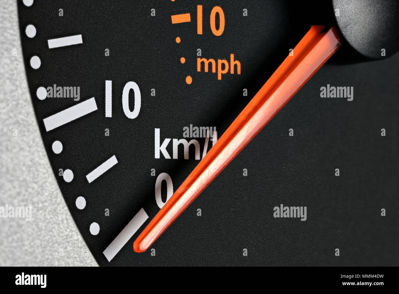 inactive speedometer of a truck Stock Photo Alamy