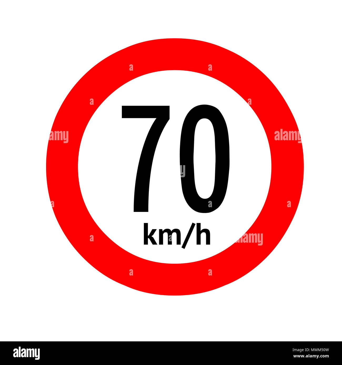 speed-limit-traffic-sign-70-stock-photo-alamy